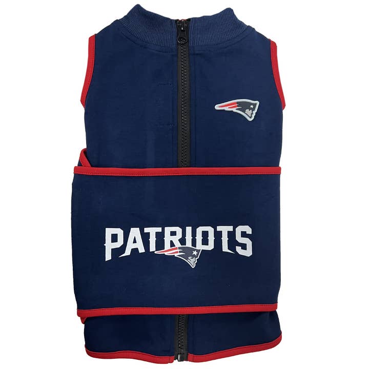GILET APAISANT NEW ENGLAND PATRIOTS pour la vente par Pets First