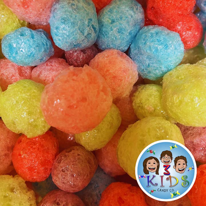 Freeze Dried Fruity Puffs for wholesale by 3 Kids Candy LLC