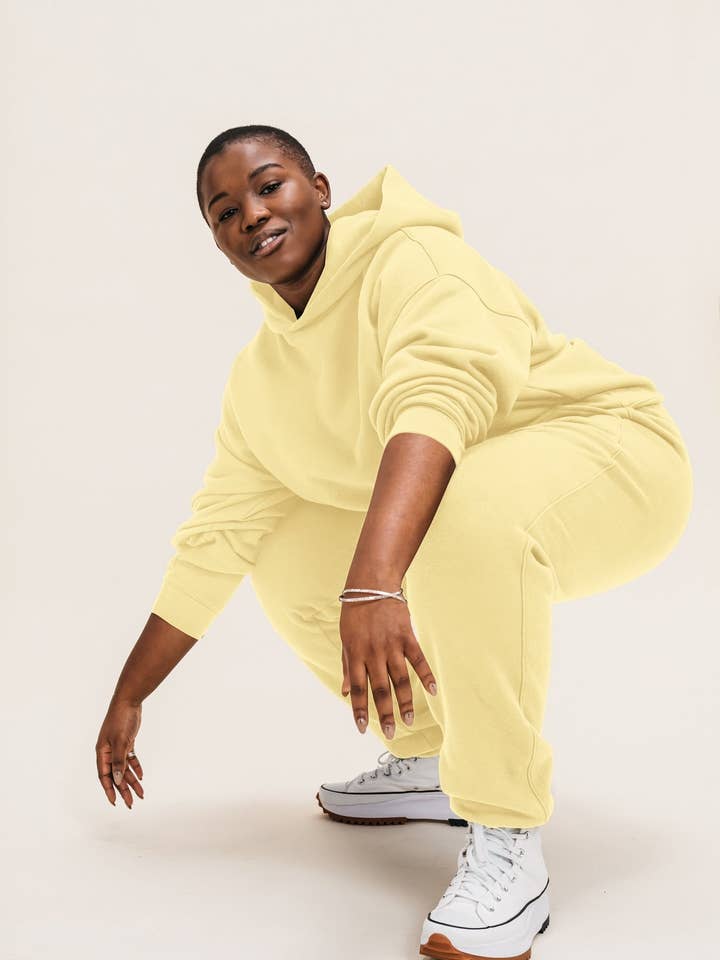 Oversized Hoodie in Zest for wholesale by Ocio Leisurewear