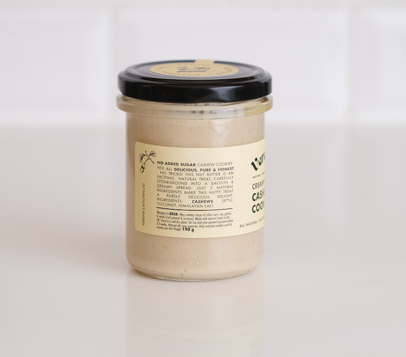 Verenas Kitchen LTD – wholesale Nut butter – Cashew Cookie -  Nut Butter1