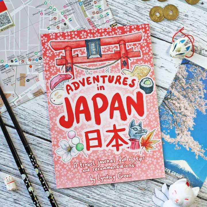Adventures in Japan for wholesale by Lyndsey Green Illustration