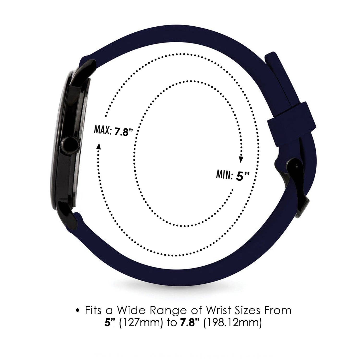 Speidel - Wholesale Wrist Watch - Unisex - Black Dial Original Scrub Watch™46