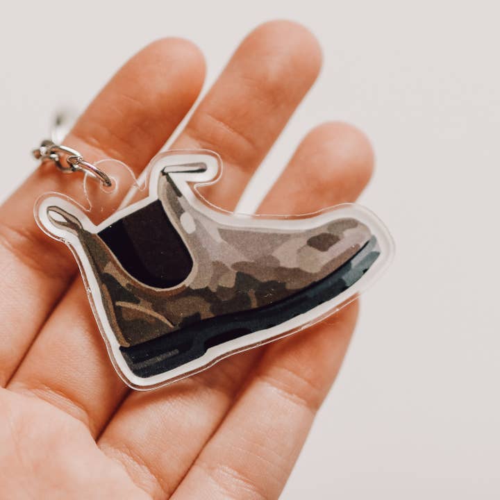 Blundstone Boot Acrylic Keychain Gift Idea for wholesale by The Sticker Shop