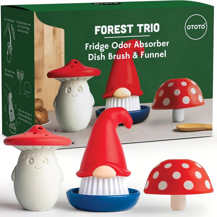 NEW Forest Gnome Trio bundle - Kitchen Gifts & Accessories for wholesale by OTOTO