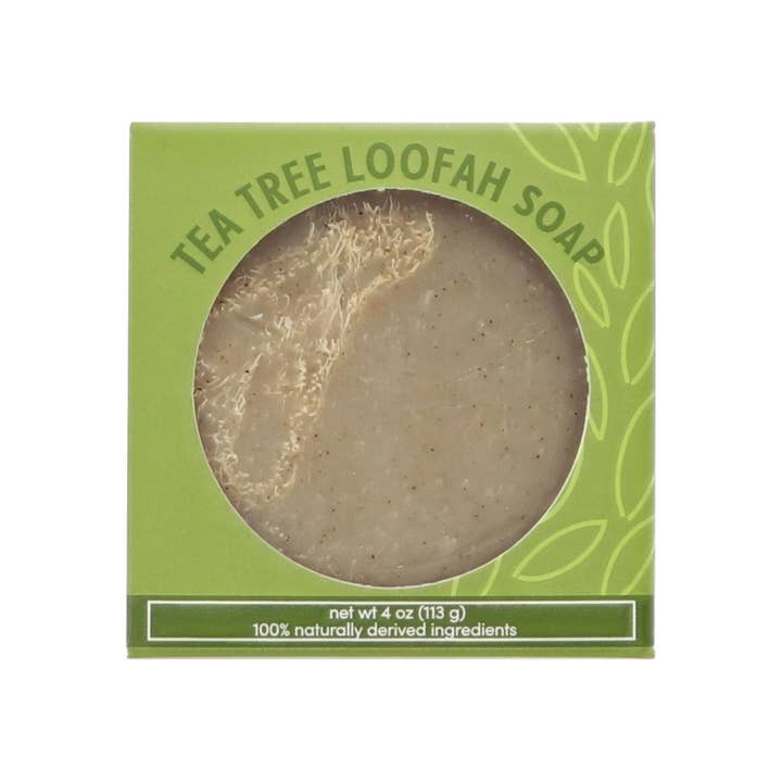 Rinse Bath Body Inc - Wholesale Bar Soap - Soap - Tea Tree Loofah | Natural Exfoliating Bar Soap3