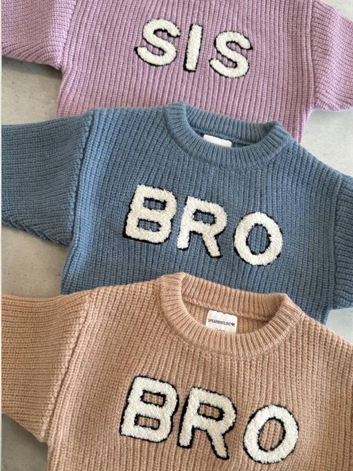 SpearmintLOVE – wholesale Tröja - Baby – Sis Knit Tröja, Lavendel