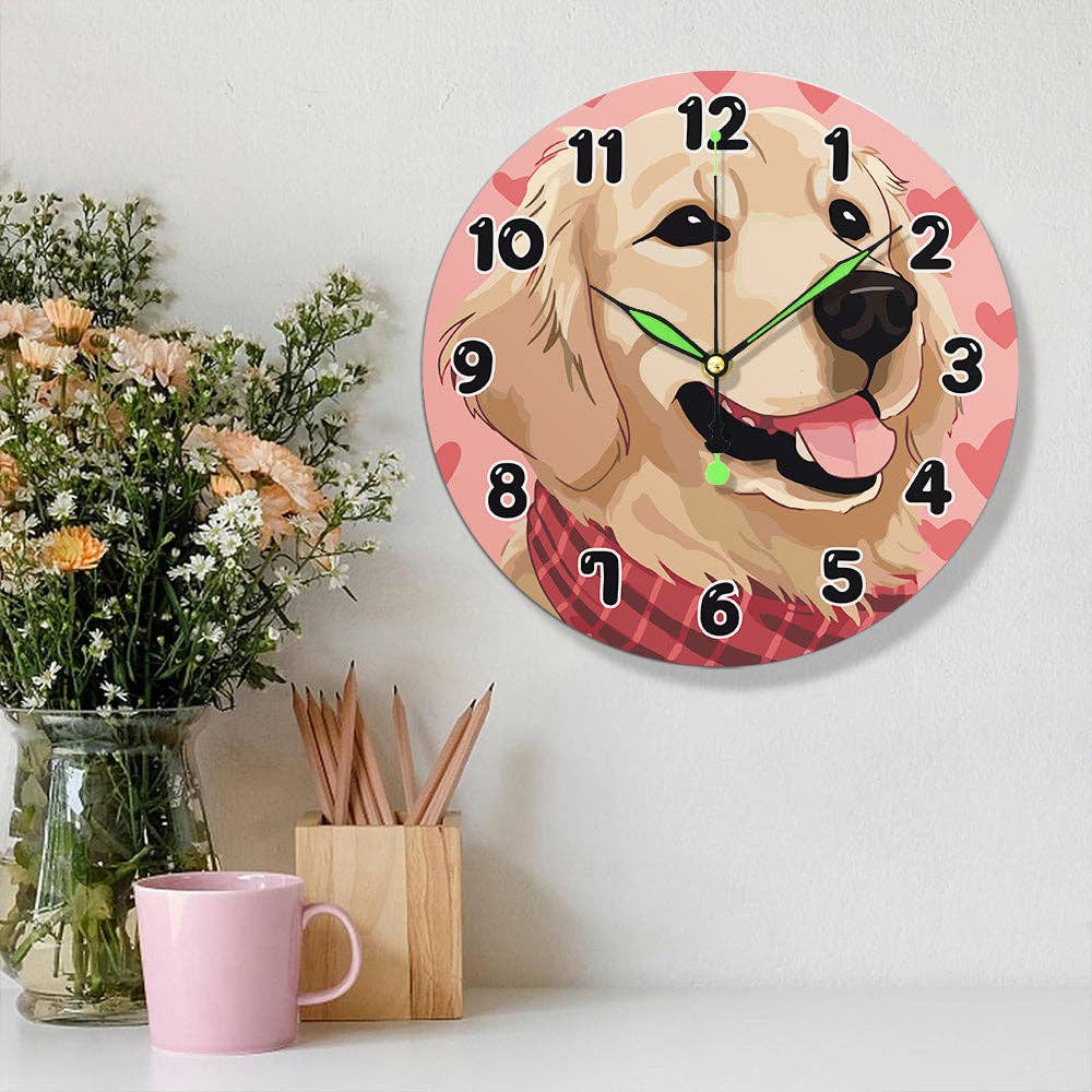 Paint Your Numbers - Wholesale DIY Craft Kit - Paint the Moment – Golden Pup Clock Kit29