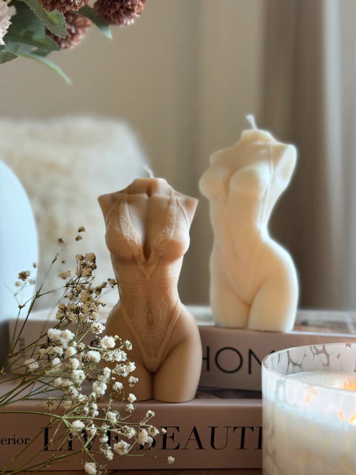 Stor elegant torso stearinlys for engroshandel hos Ritual Spirit ltd