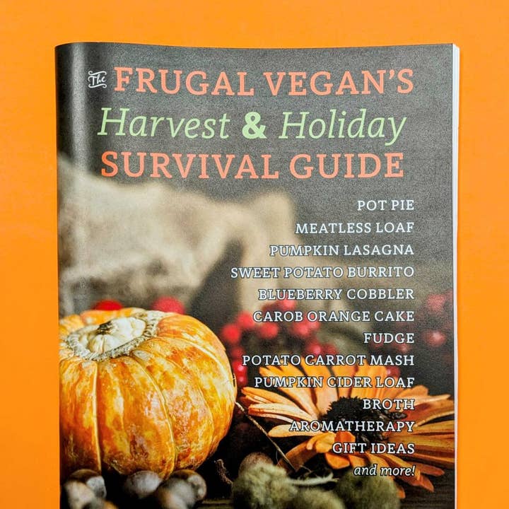 Frugal Vegan's Harvest & Holiday Survival Guide Zine für den Großhandel von Microcosm Publishing & Distribution