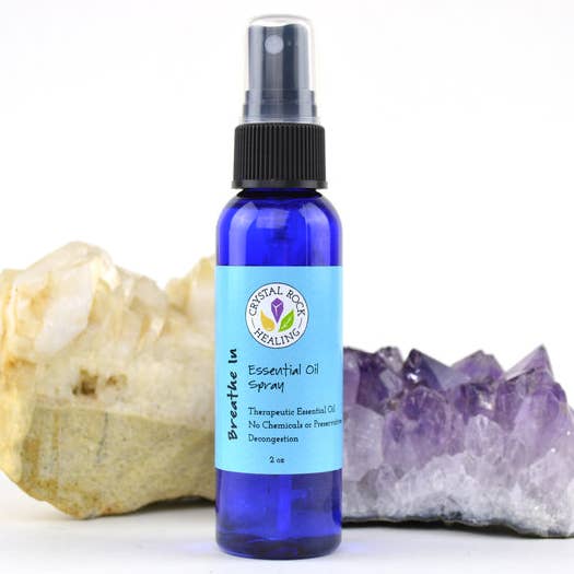 Crystal Rock Healing, LLC - Wholesale Aromatherapy Mist - Breathe In Spray 2oz0