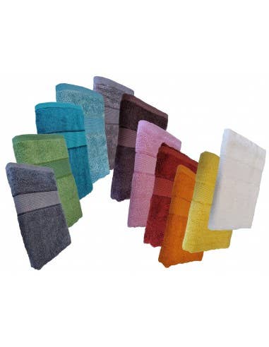 Mani Textile - Wholesale Dinner & Cloth Napkin - Set of 10 colorful bamboo guest napkins - 30x50cm0