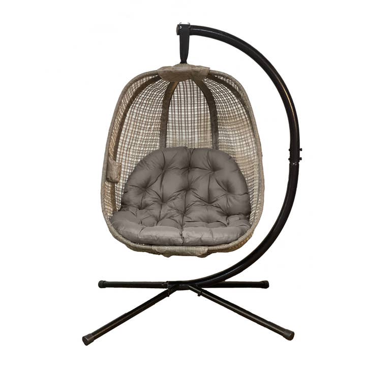 FlowerHouse - Wholesale Egg Chair - Hanging Egg Patio Chair - Bark Weave