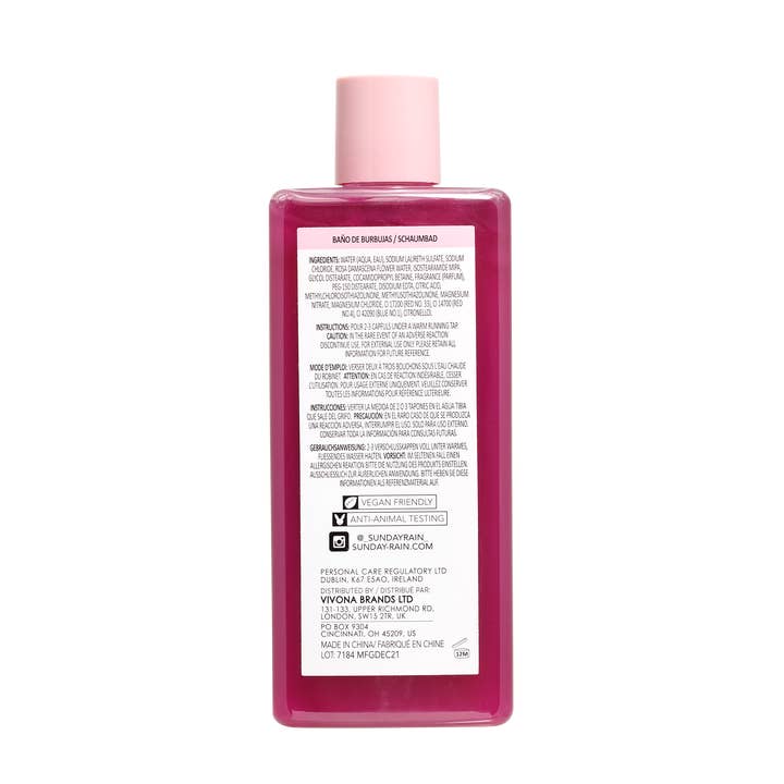 Beauty Goddess - Wholesale Bubble bath - Sunday Rain Bubble Bath Rose, 450ml1