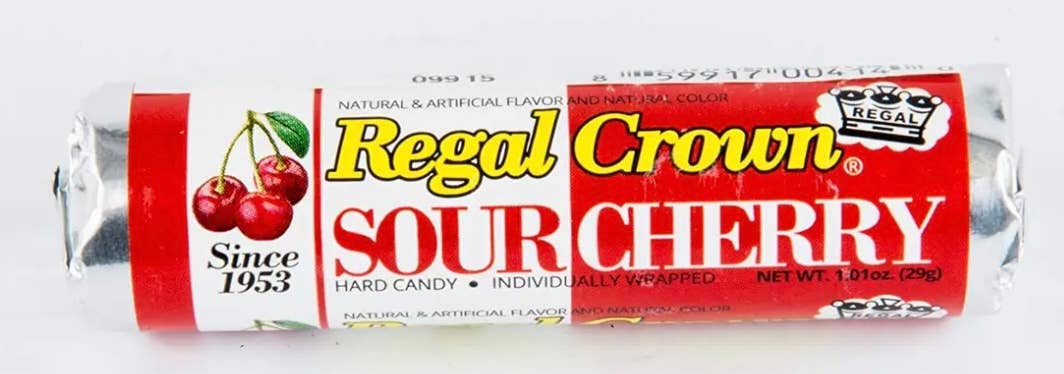 O'Shea's Candies Sweet Shop - Wholesale Hard Candy - Nostalgic Regal “Sour Cherry 🍒“ Hard Candy Roll Est. 1953!2