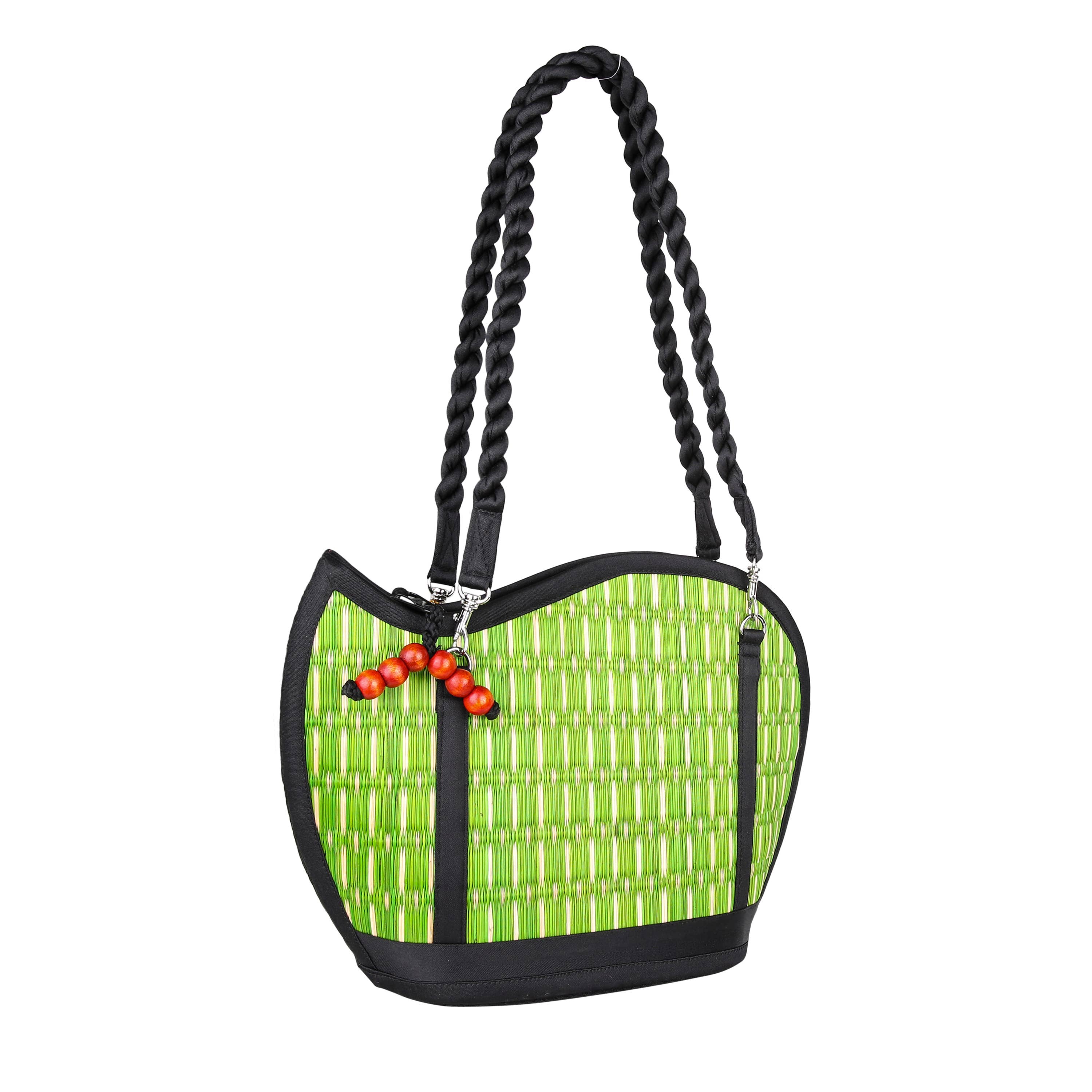 Baskets of Cambodia - Wholesale Crossbody Bag - Women's - Award-Winning Medium Size Asymmetrical Kiri Wave Purse9