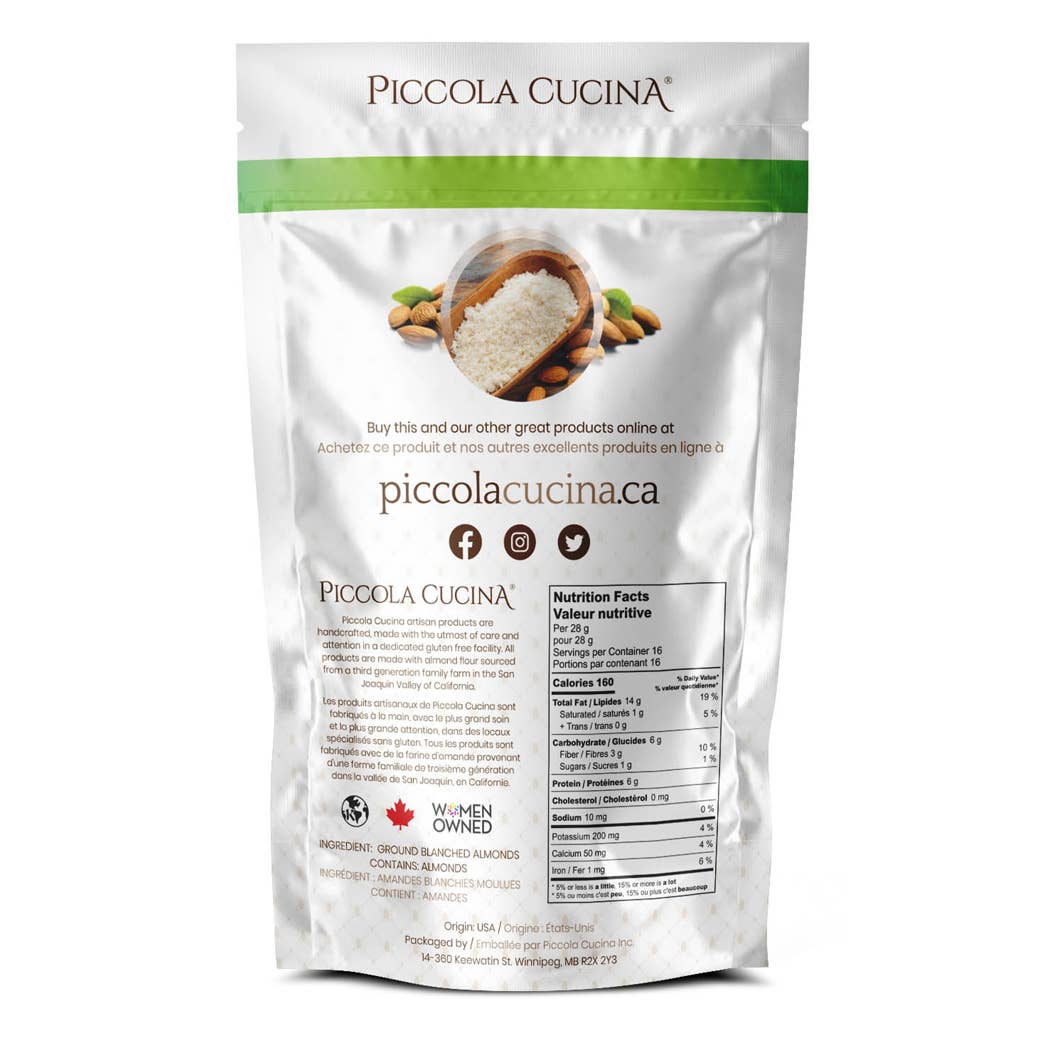 Piccola Cucina – Certified Gluten Free Products - Wholesale Flour - Finely Milled Almond Flour - Gluten-Free Kosher Keto2