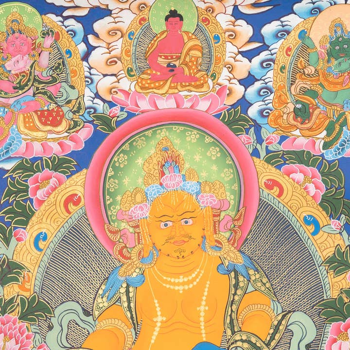 Lucky Thanka - Wholesale Painting/drawing - Hand-Painted Zambala Thangka3