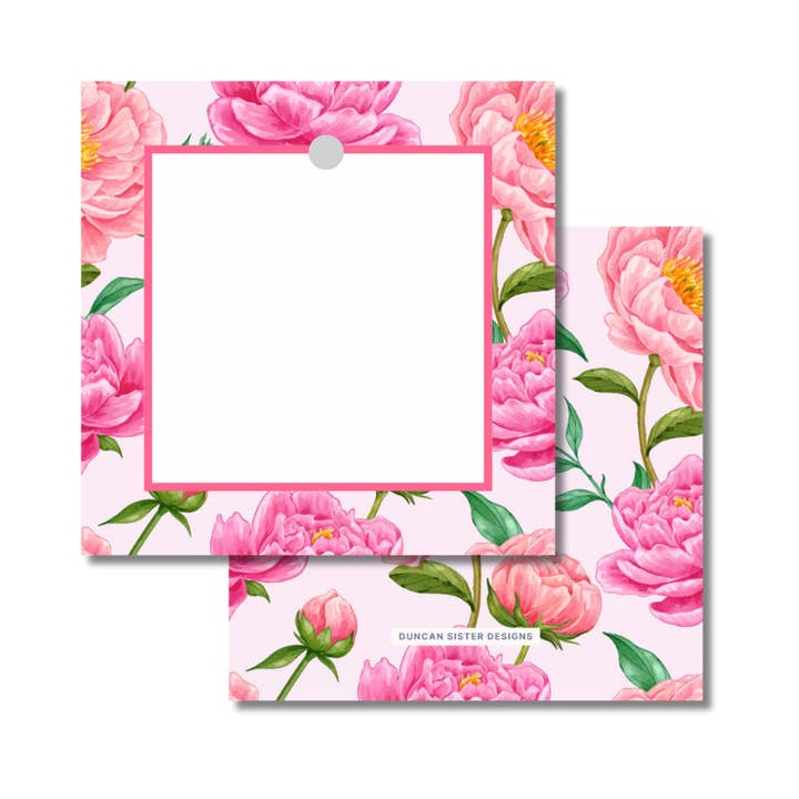 Étiquettes-cadeaux Pivoine de Printemps – Lot de 8, Fabriqué aux États-Unis pour la vente par Duncan Sister Designs