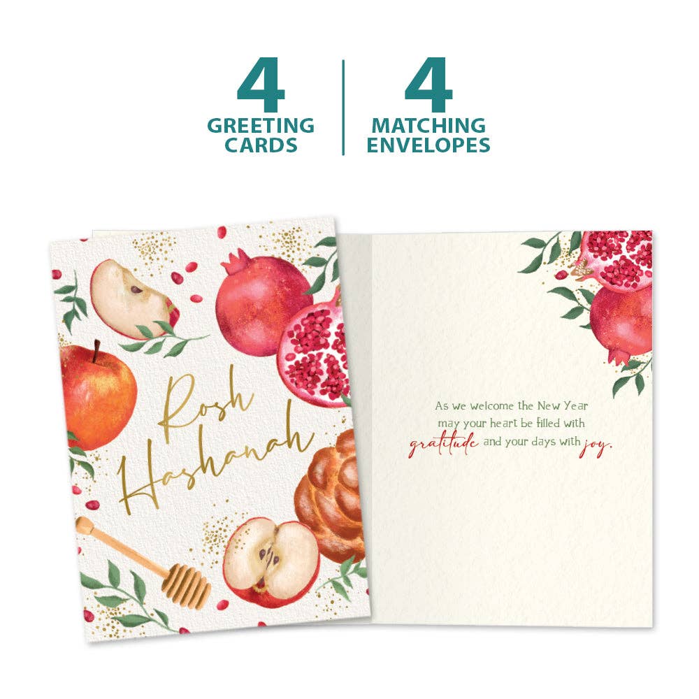 Tree-Free Greetings - Wholesale Rosh Hashanah Card - Welcome Gratitude Rosh Hashanah SKU 223204