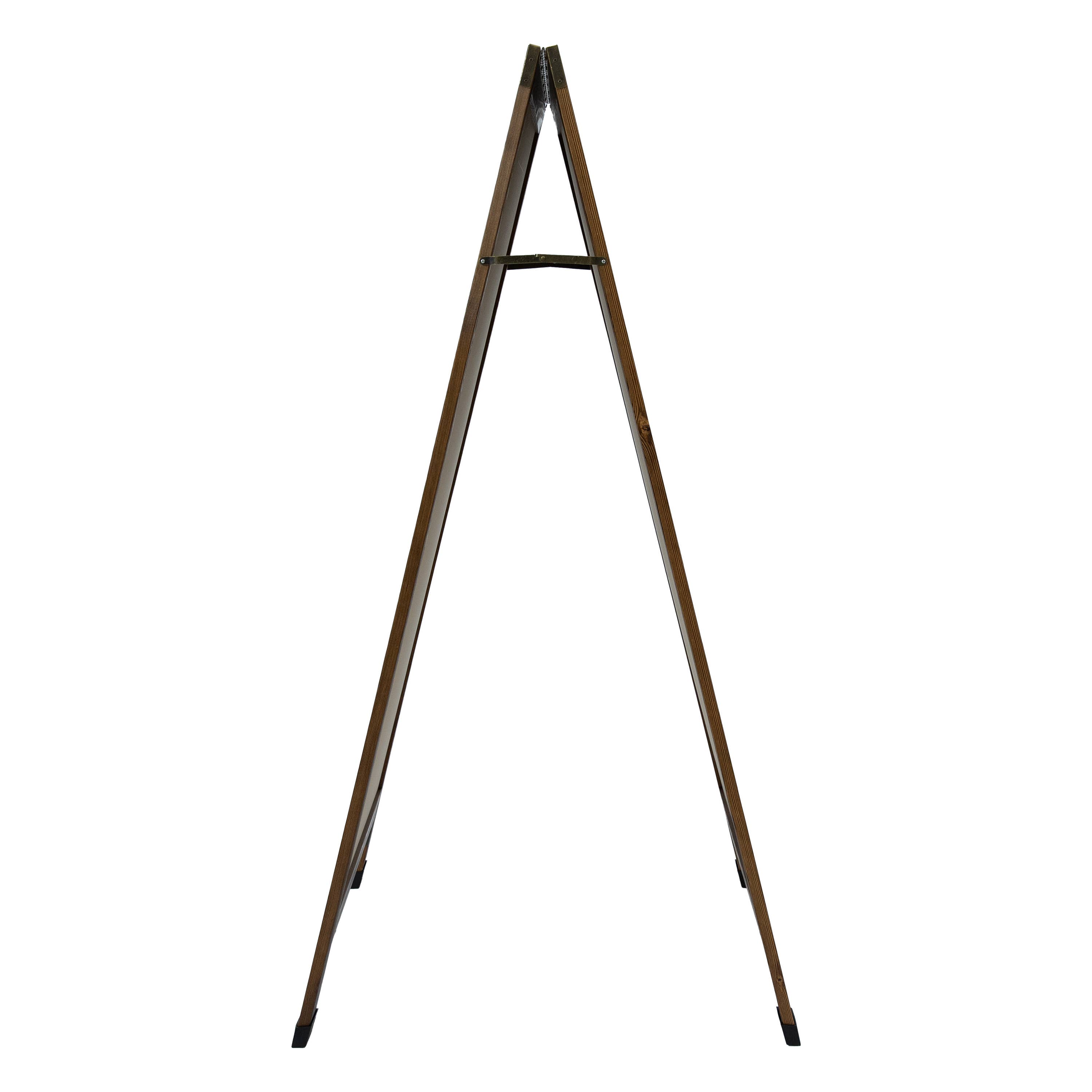 Sunnydaze Decor - Wholesale Chalkboard - 57" x 27" Chalkboard with Chalk and Eraser - Rustic Brown6