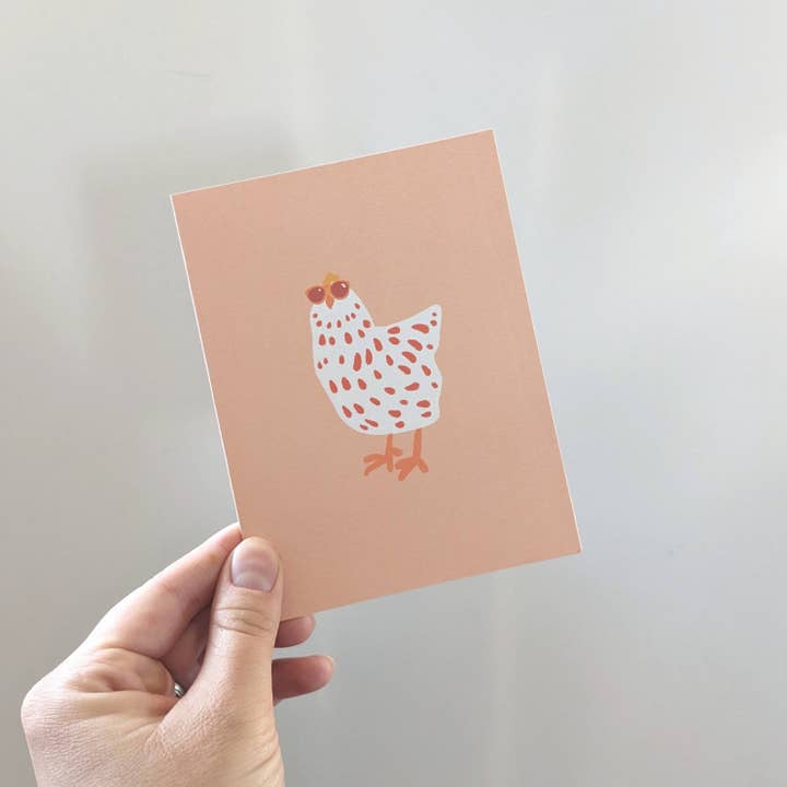 Elizabeth Kirsteatter - Wholesale Everyday Greeting Card - Chicken in Sunglasses | Single Greeting Card