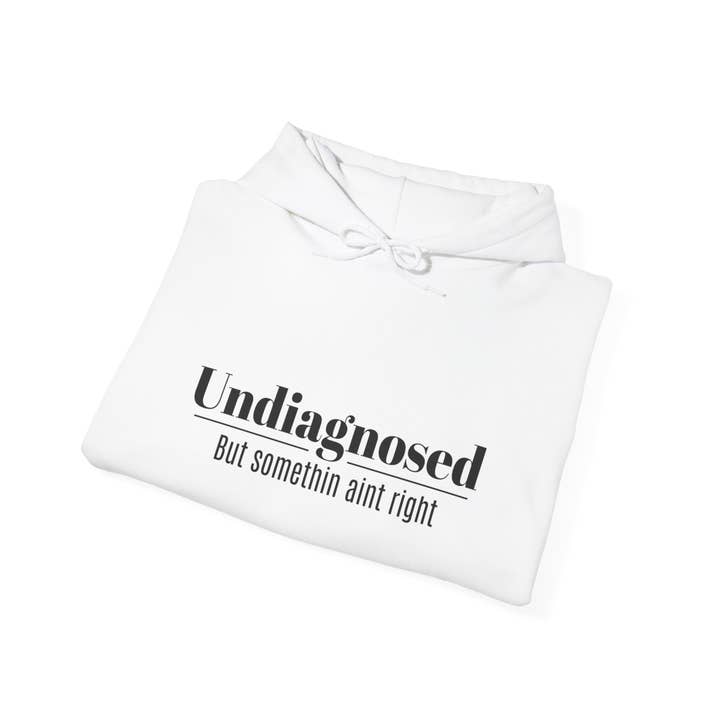 L&L T-Shirt Company – wholesale Sweatshirt med tryck - Unisex – Unisex huvtröja - Odiagnostiserad men något är inte4