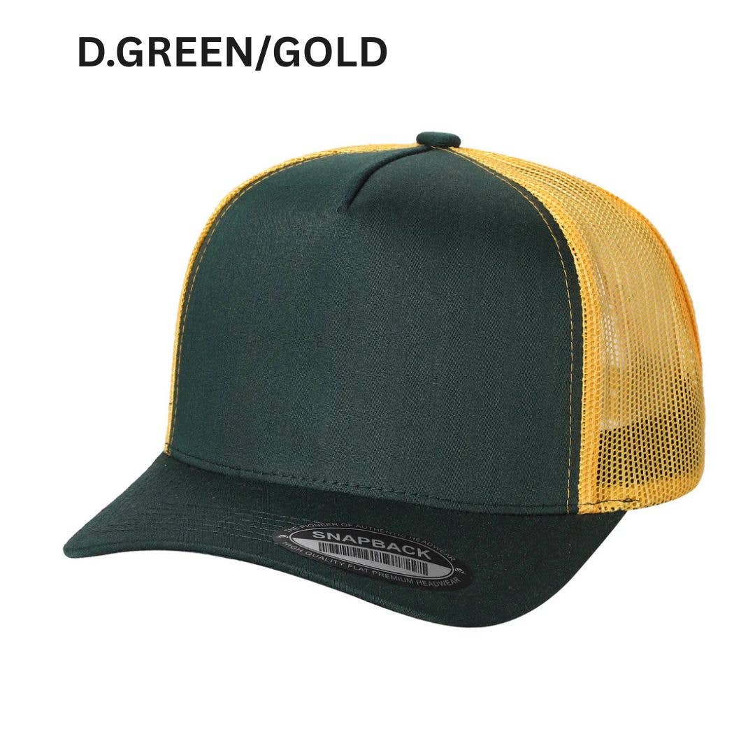 Burzip collection - Wholesale Trucker Hat - Unisex - TCM 2TONE - 5PANEL TC MESH 2TONE 5TRTM 12