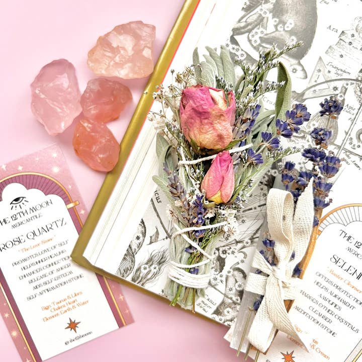The 12th Moon - Wholesale Meditation Supplies - LOVE RITUAL KIT - Self-Love & Gifting - Smoke Cleansing