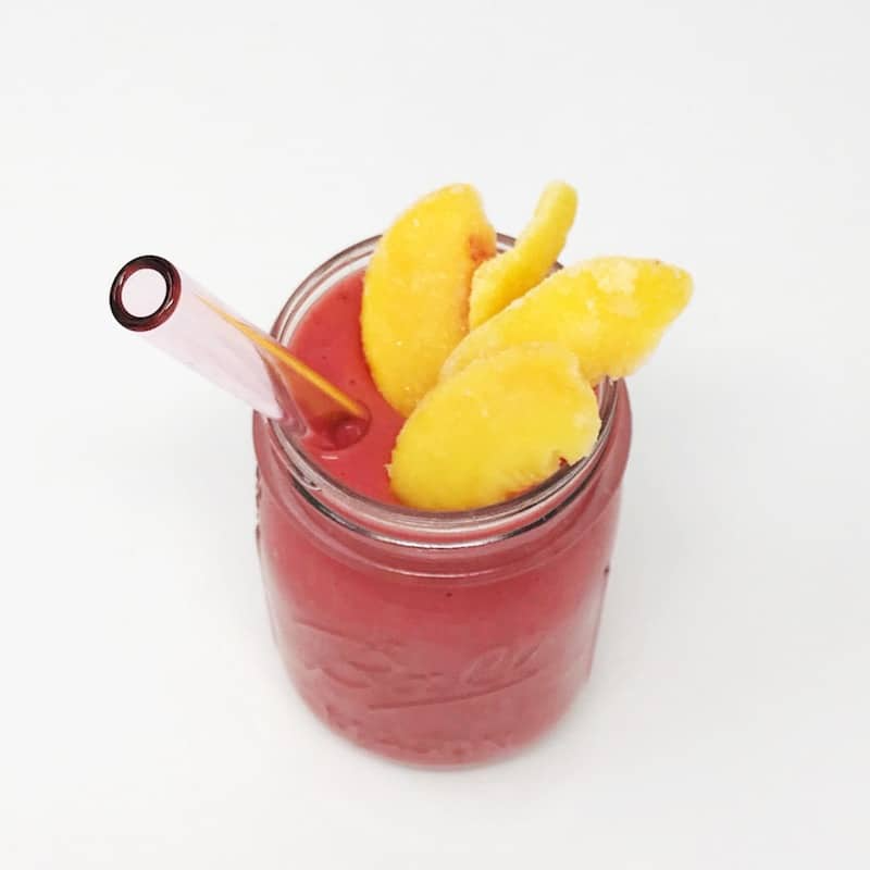 Strawesome - Wholesale Drinking Straw - 8" Pink Sapphire Barely Bent Glass Straw1