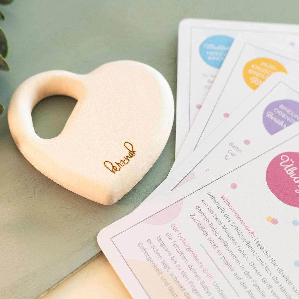 MusikGlück - Wholesale Wood Toy - Kids - Baby rattle grasping toy "close to the heart" | Baby rattle | Wooden toy1