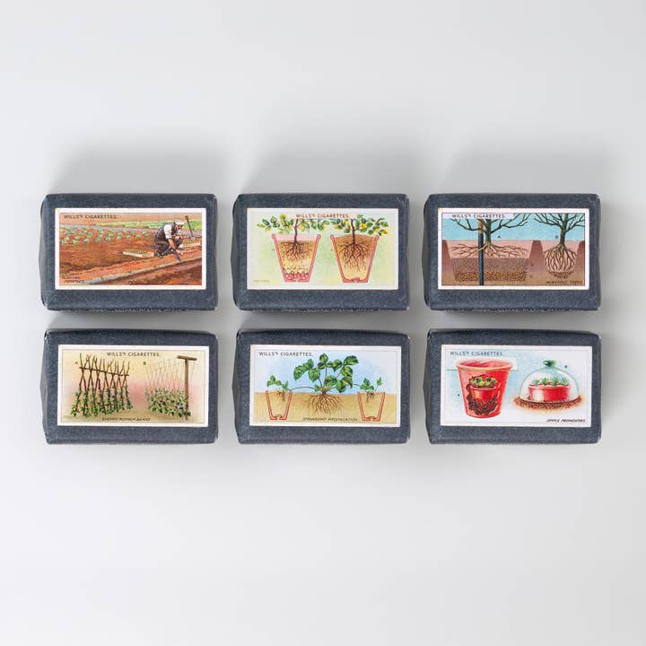 Vintage Gardener's Label Soap | Triple Milled | Handmade | for wholesale by Sting in the Tail Ltd