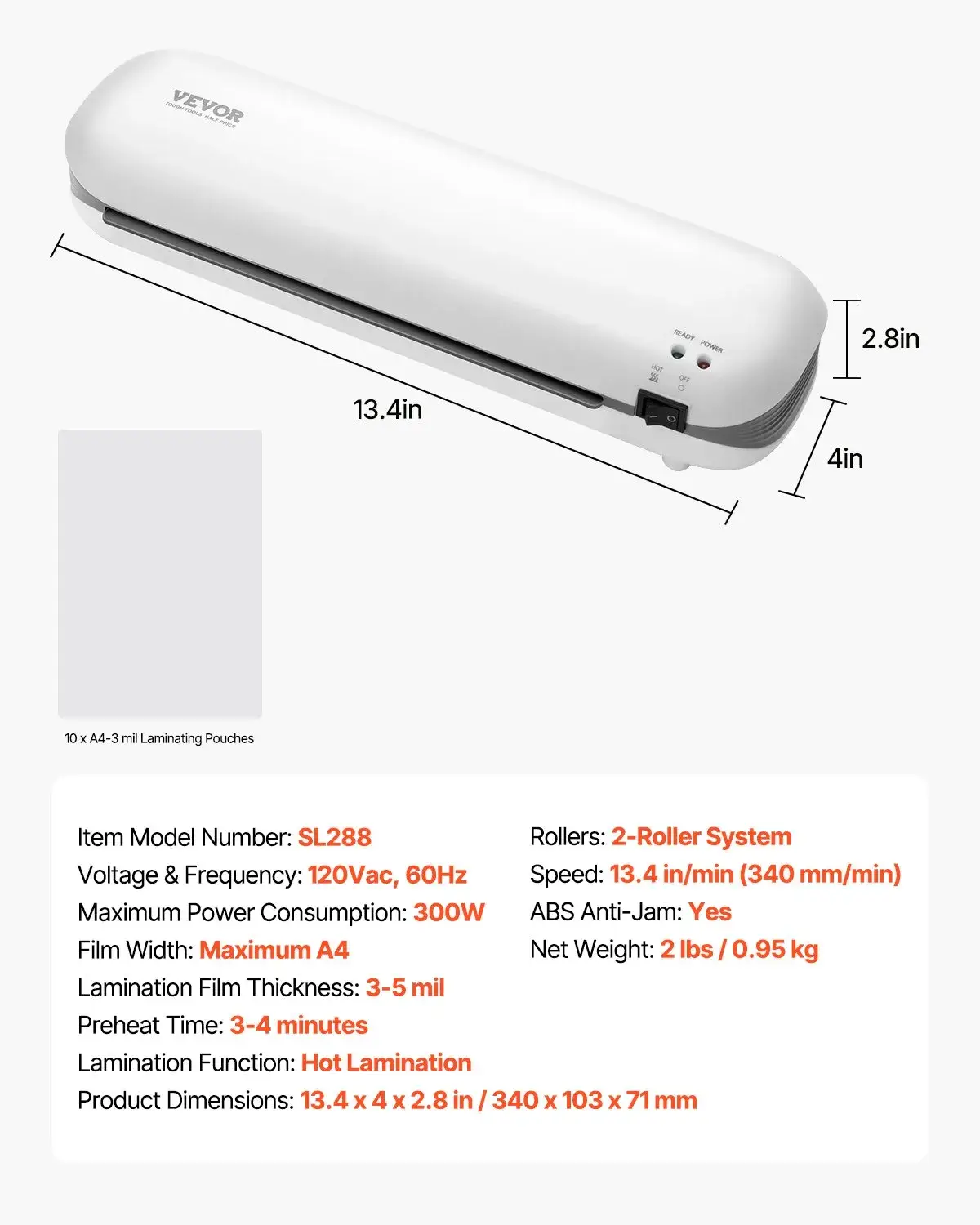 VEVOR - Wholesale Craft Tool - BGFMJA4RY35MC803EV16