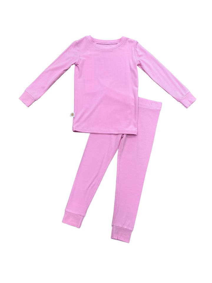 Ribbed Pink Jam Set for wholesale by Toast + Jams