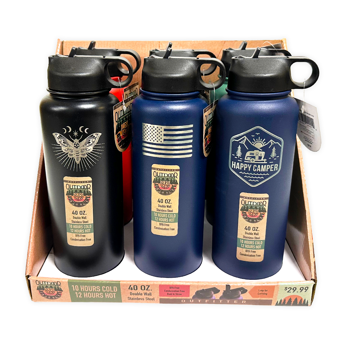 Novelty Brands - Wholesale Retailer Display - Accessories - Outdoor Adventures Accessories Assortment 56PC Floor Display30