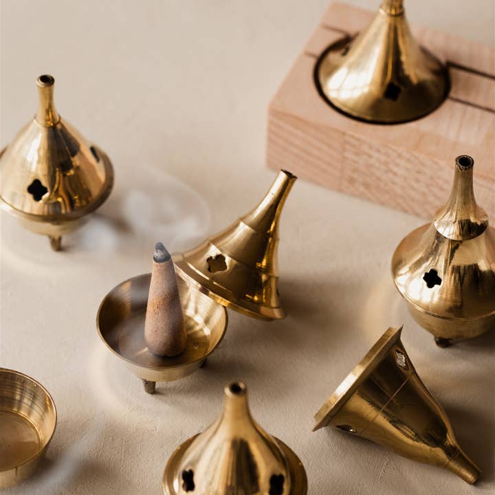 Roosmarijn Knijnenburg - Wholesale Incense Holder - Incense holder with cone in pouch