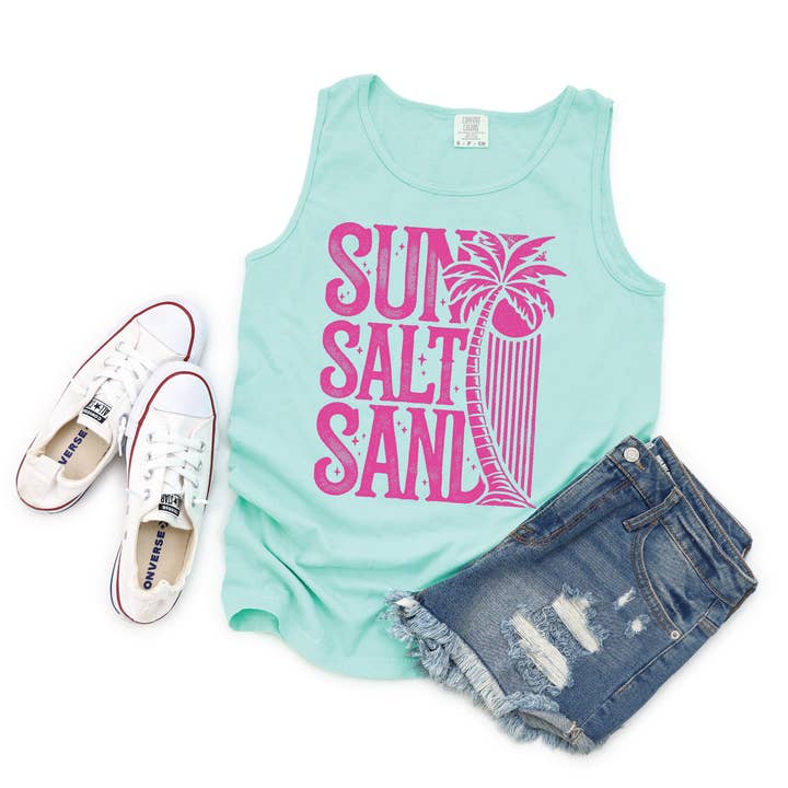 Sun Salt Sand Tank Top for wholesale by Southern Attitude Designs Inc