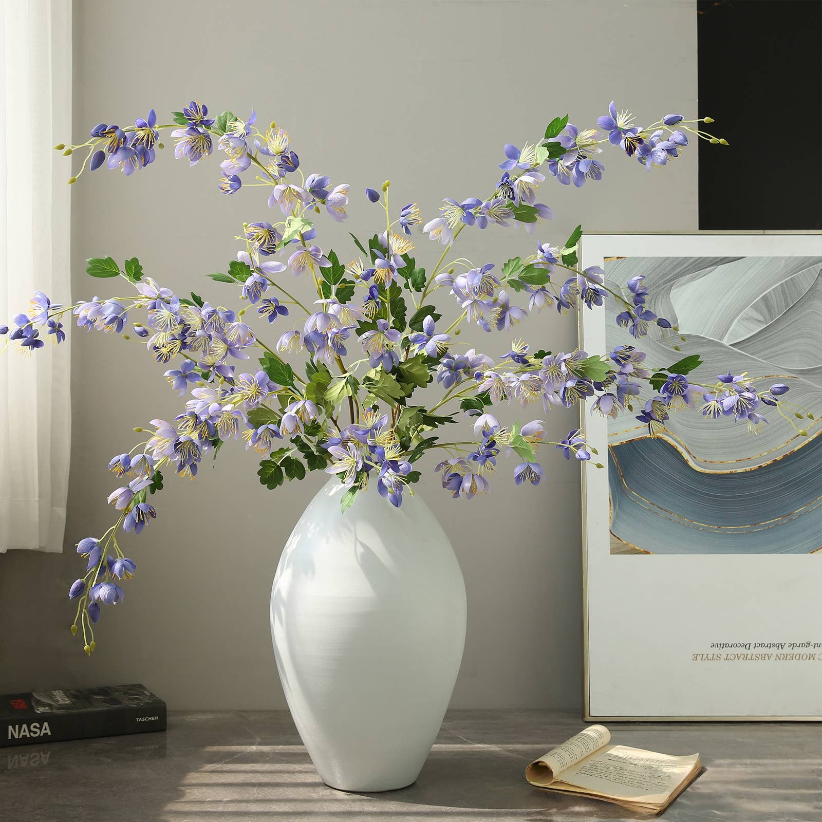 ACNITE(We cover U.S. import duties) - Wholesale Artificial Flowers - Artificial Tang Songhua flower Silk floral arrangement home4