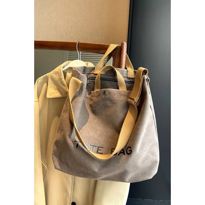 Vanilla Monkey - Wholesale Tote Bag - Women's - Minimalist Large Capacity Canvas Shoulder Tote Bag5