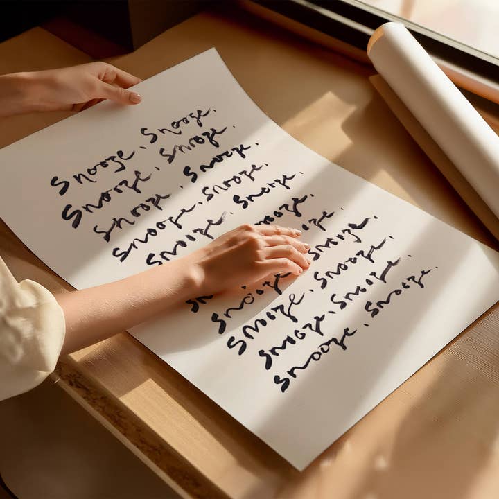 Snooze Hand Painted Art Print for wholesale by Natalie Cass Art