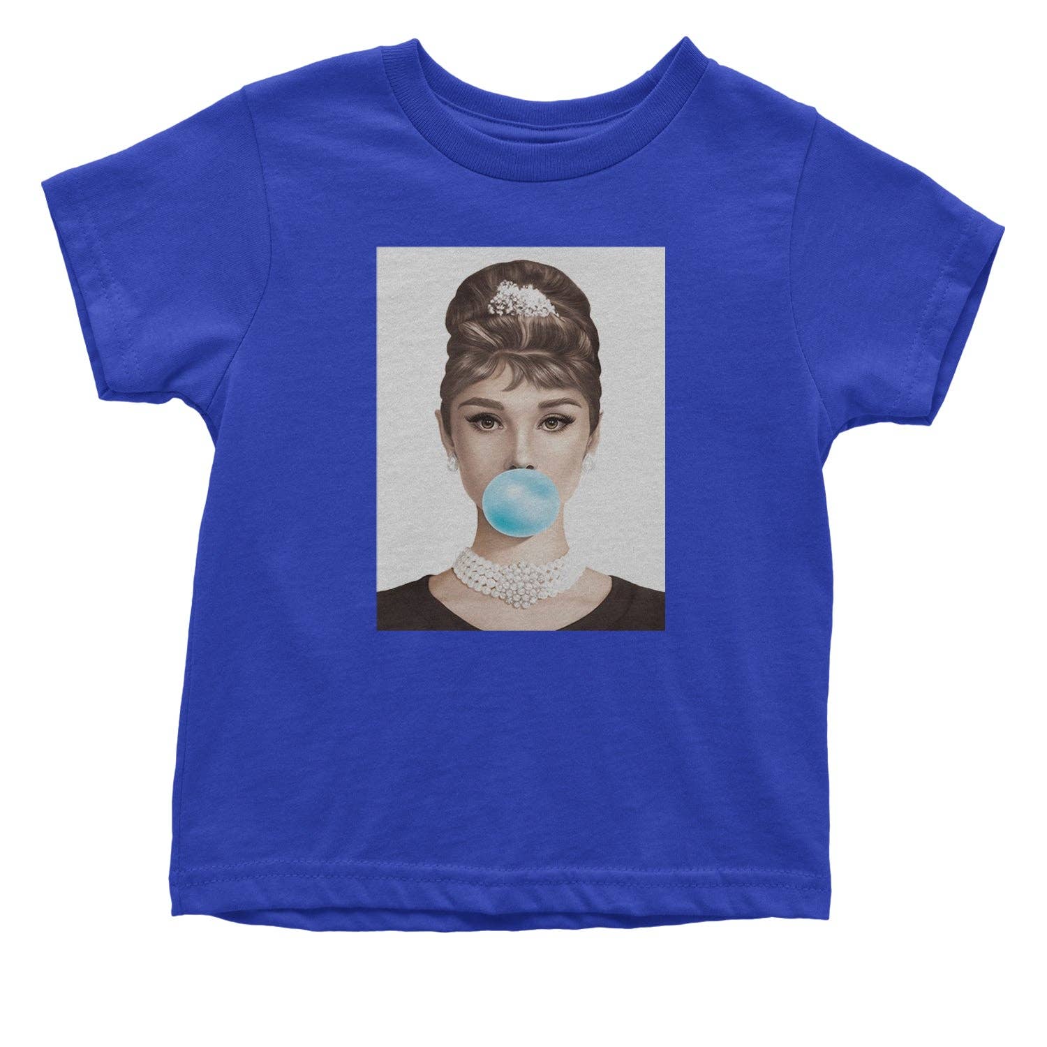Expression Tees - Vente Body (sans pieds) – bébé - Barboteuse une pièce et t-shirt pour tout-petit Audrey Hepburn Chewing Bubble Gum American Icone18