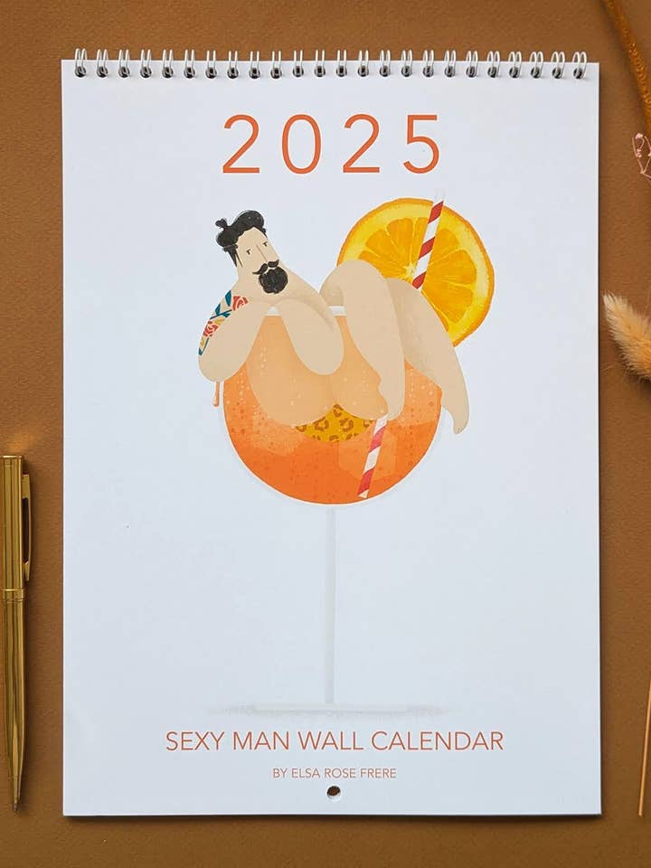 A4 Wall Calendar 2025 for wholesale by Elsa Rose Frere