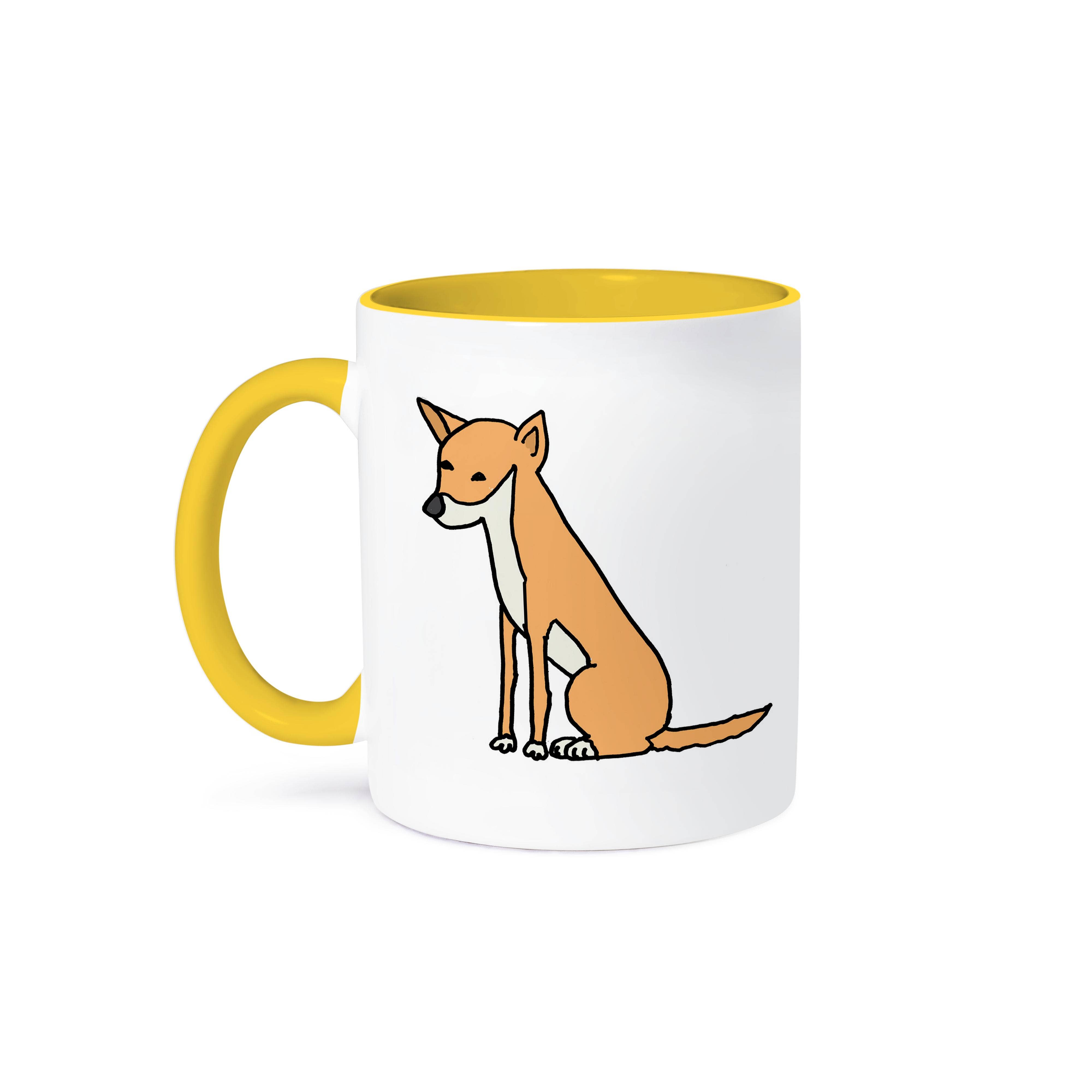 3dRose - Wholesale Coffee Mug - 3dRose, Funny Cute Australian Dingo Wild Dog Cartoon, Mug0