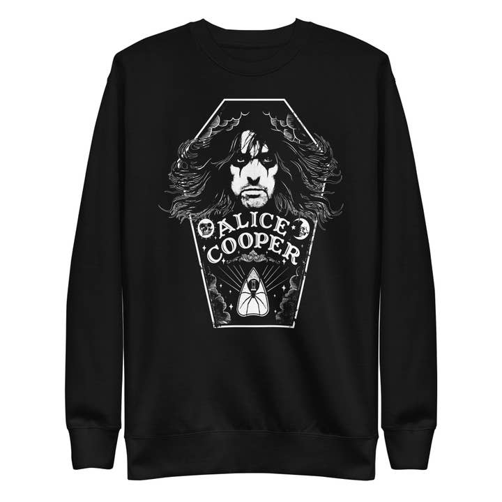 Alice Cooper - Sweatshirt pour cheveux pour la vente par Hyper Iconic