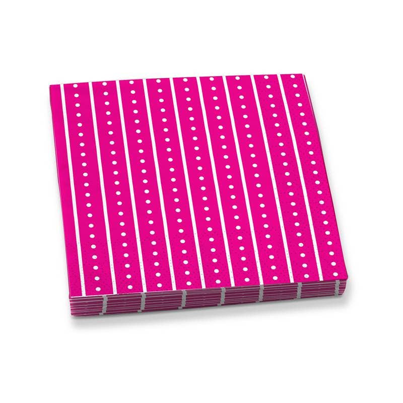 IWA Wine Accessories - Wholesale Disposable Napkin - 76-052 Pink Dot Bev Napk S20 30773