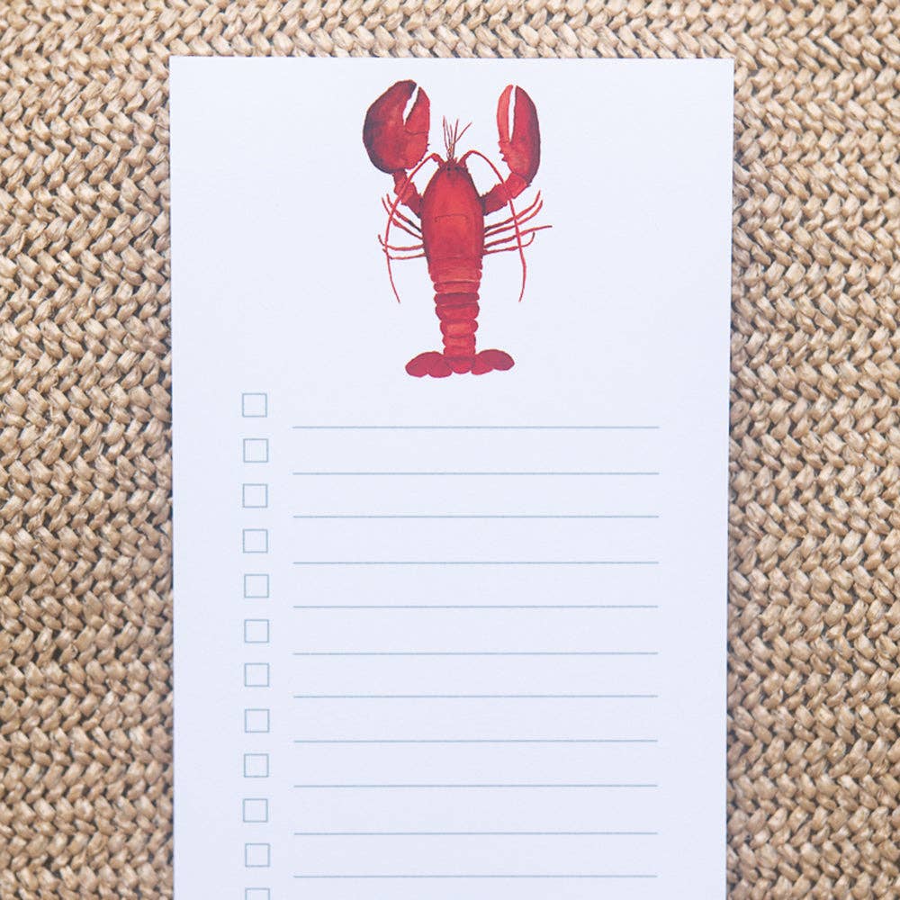 Finding Silver Pennies - Wholesale Notepad - Lobster List Pad | Coastal To Do Notepad2