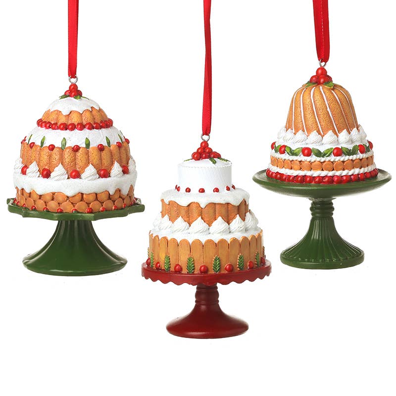 Heaven Sends – wholesale Ornament set – HANGING CAKES ON CAKE STAND MIX0