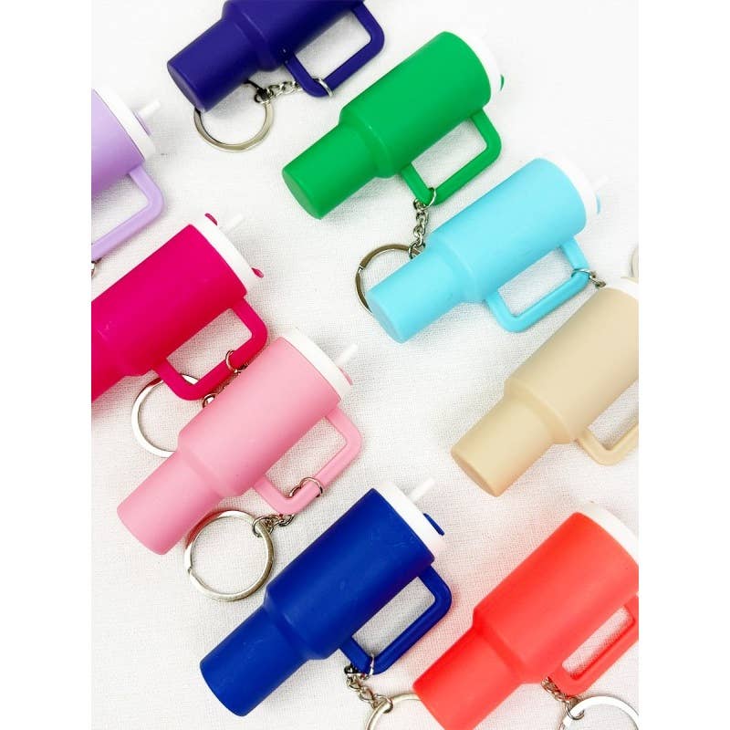 MIX COLOR Mini Tumbler Keychain for wholesale on Faire7