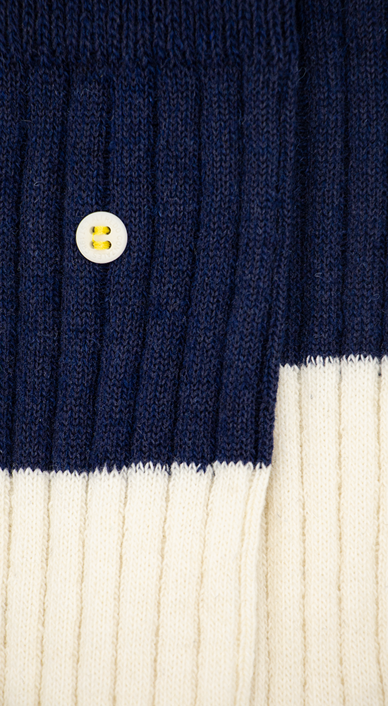 Merino Cozy Rib Two Tone | Off White for wholesale on Faire1