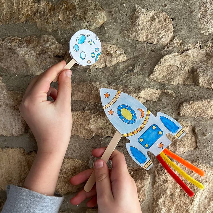 Cotton Twist - Vendita all'ingrosso Kit per lavoretti fai da te - Bambini - Crea la tua bacchetta razzo