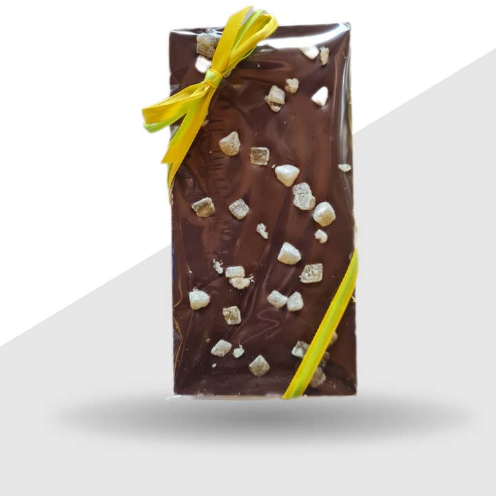 Ginger - dark chocolate bar for wholesale by Schoko-Schuster